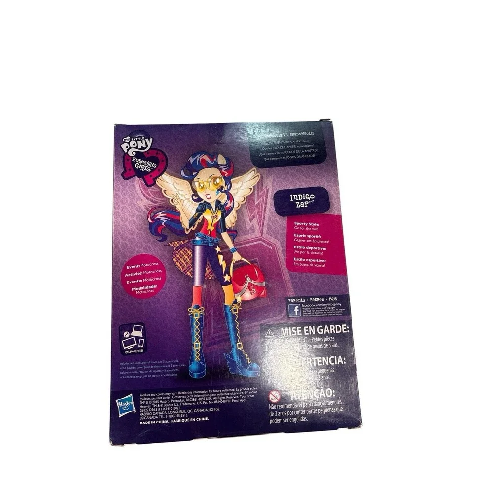 Hasbro My Little Pony Equestria Girls Friendship Games Indigo Zap Doll *New